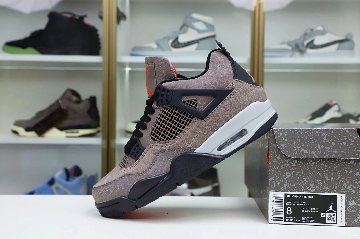HAZE' 4 'TAUPE RETRO JORDAN AIR 0802